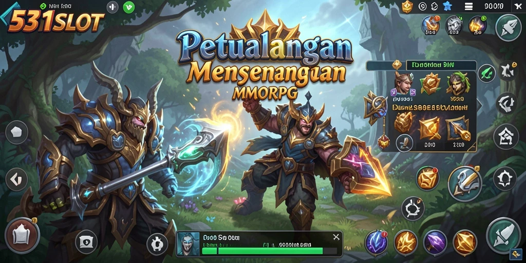 Tampilan gameplay yang mendebarkan dalam 531SLOT MMORPG.