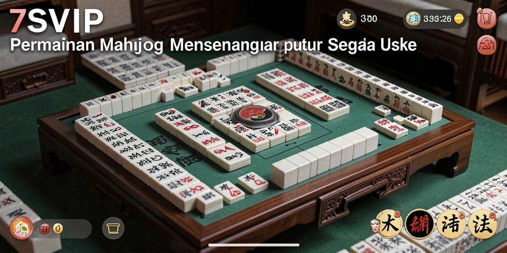 Tampilan gameplay Mahjong yang mengasyikkan di 7SVIP.