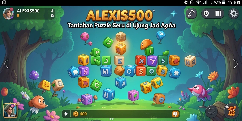 Tangkapan layar ALEXIS500 menampilkan gameplay seru dan menarik.