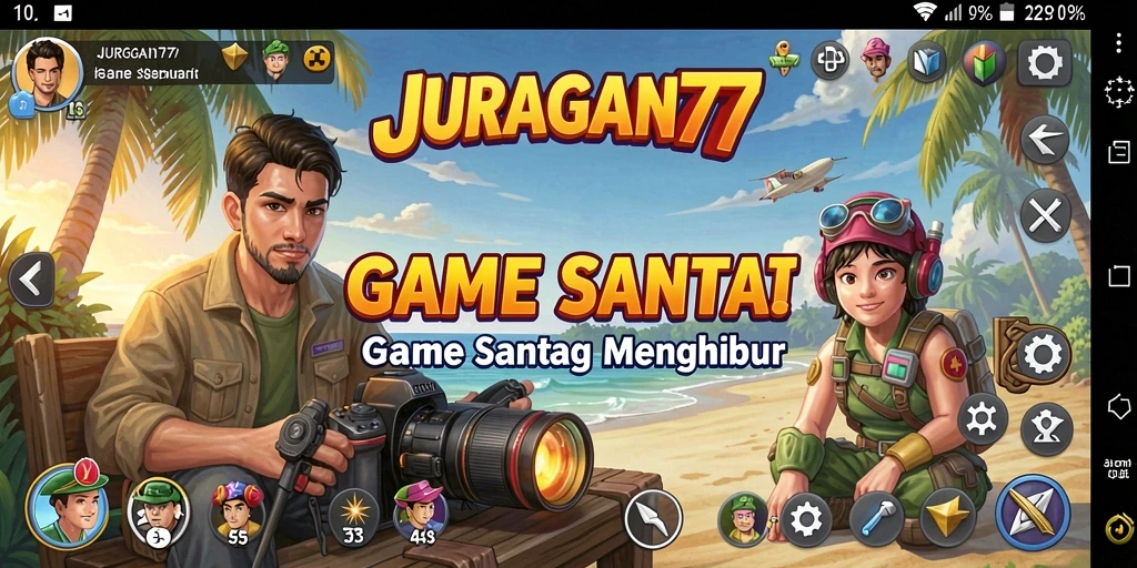 Tampilan gameplay JURAGAN77 yang seru dan menghibur.