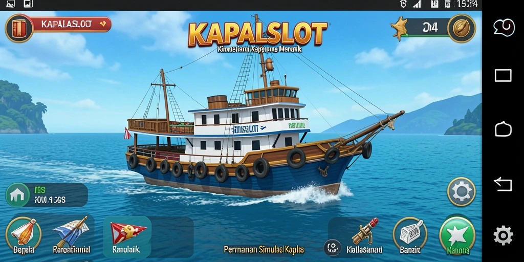 Tampilan gameplay KAPALSLOT yang menarik dan realistis.
