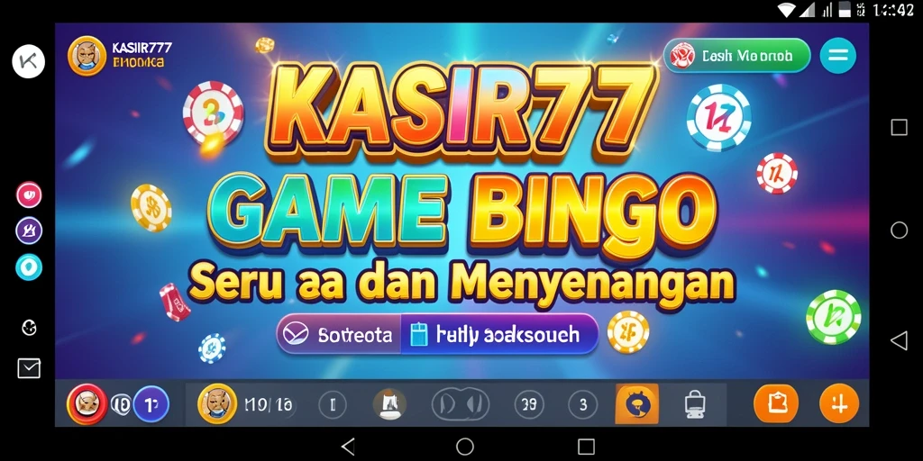 Tampilan gameplay seru dalam KASIR777 yang penuh dengan tantangan Bingo.