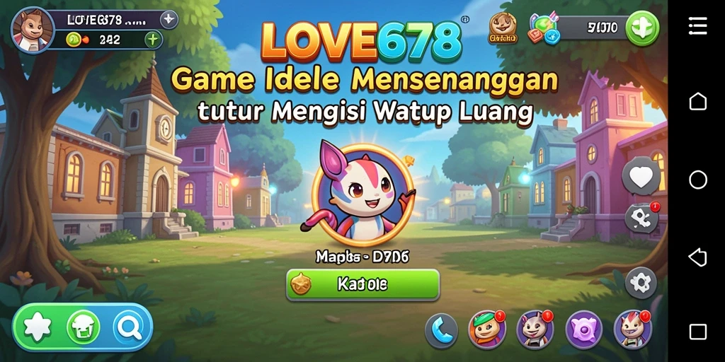 Tampilan gameplay LOVE678 yang menyenangkan dan santai.