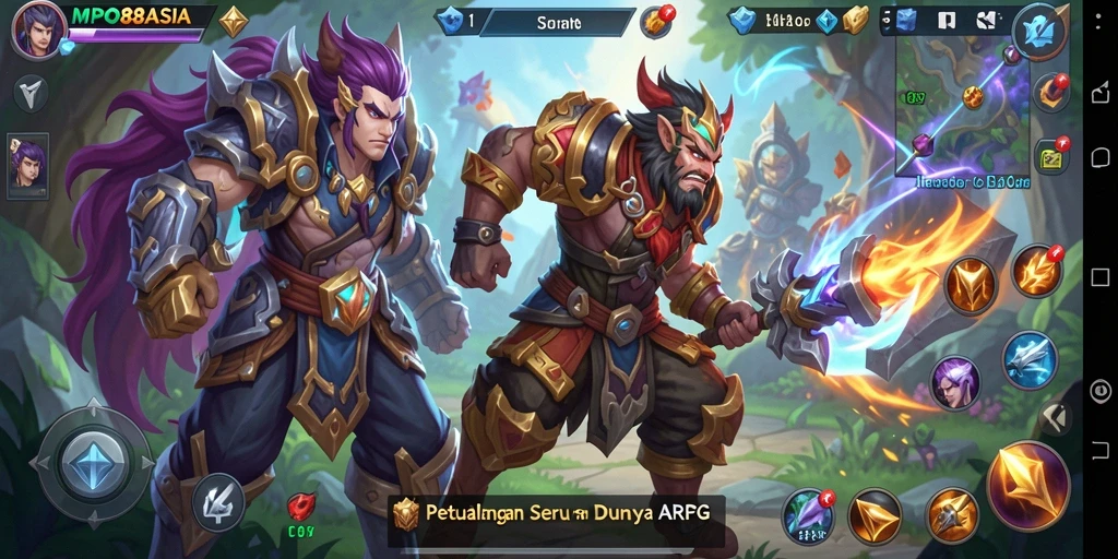 Tampilan gameplay seru dalam MPO88ASIA dengan pertarungan epik.