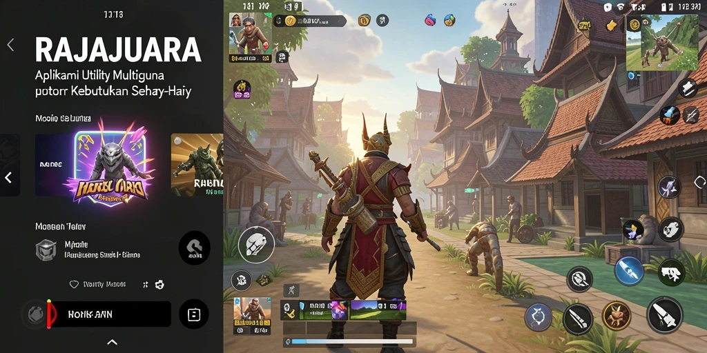 Screenshot utama RAJAJUARA menampilkan antarmuka pengingat tugas yang user-friendly.