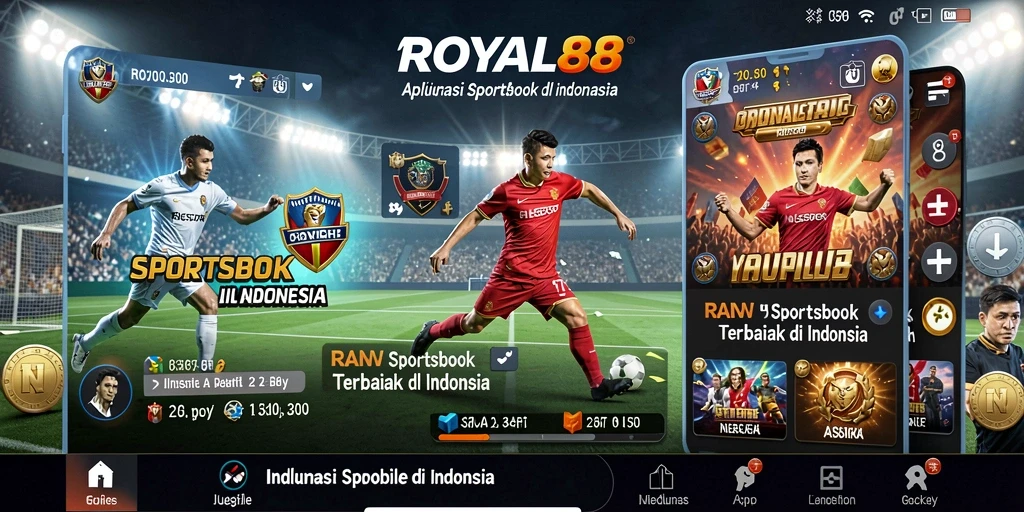 Tampilan screenshot ROYAL88 yang menonjolkan fitur taruhan olahraga.