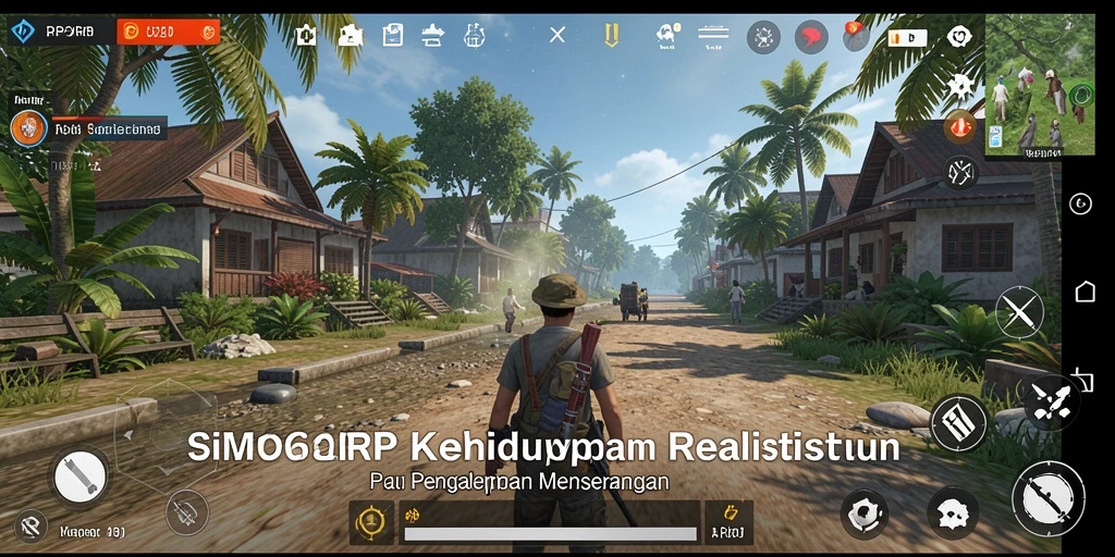 Screenshot menunjukkan gameplay RP62RP dengan grafis yang luar biasa dan lingkungan interaktif.