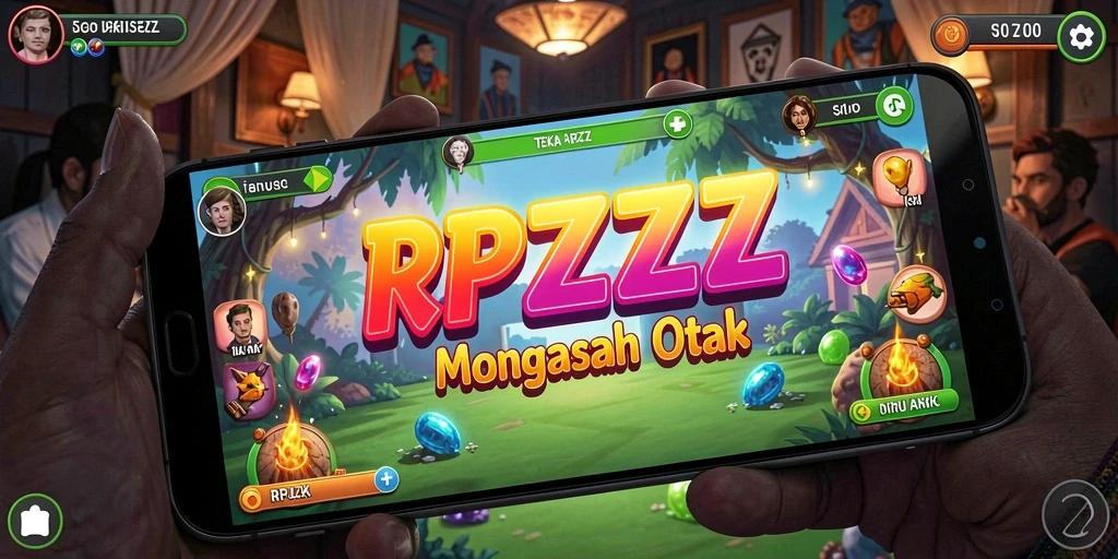 Tampilan gameplay RPZZZ dengan berbagai tantangan teka-teki.