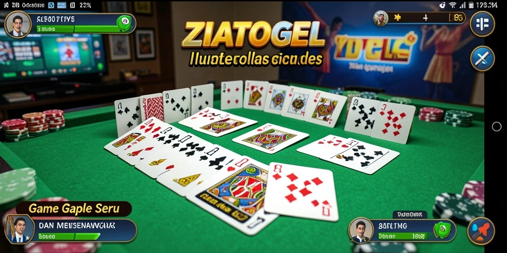 Tampilan gameplay seru dalam ZIATOGEL yang menarik.